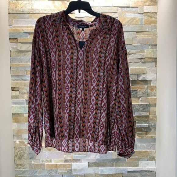 Lafayette 148 Long Sleeve Silk Blouse - Picture 4 of 8